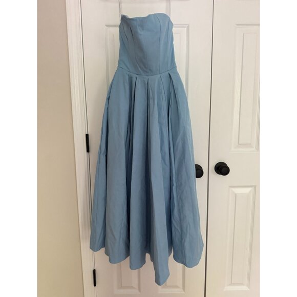 House of CB Audrey tuscan blue strapless midi sundress - XS - Picture 7 of 10